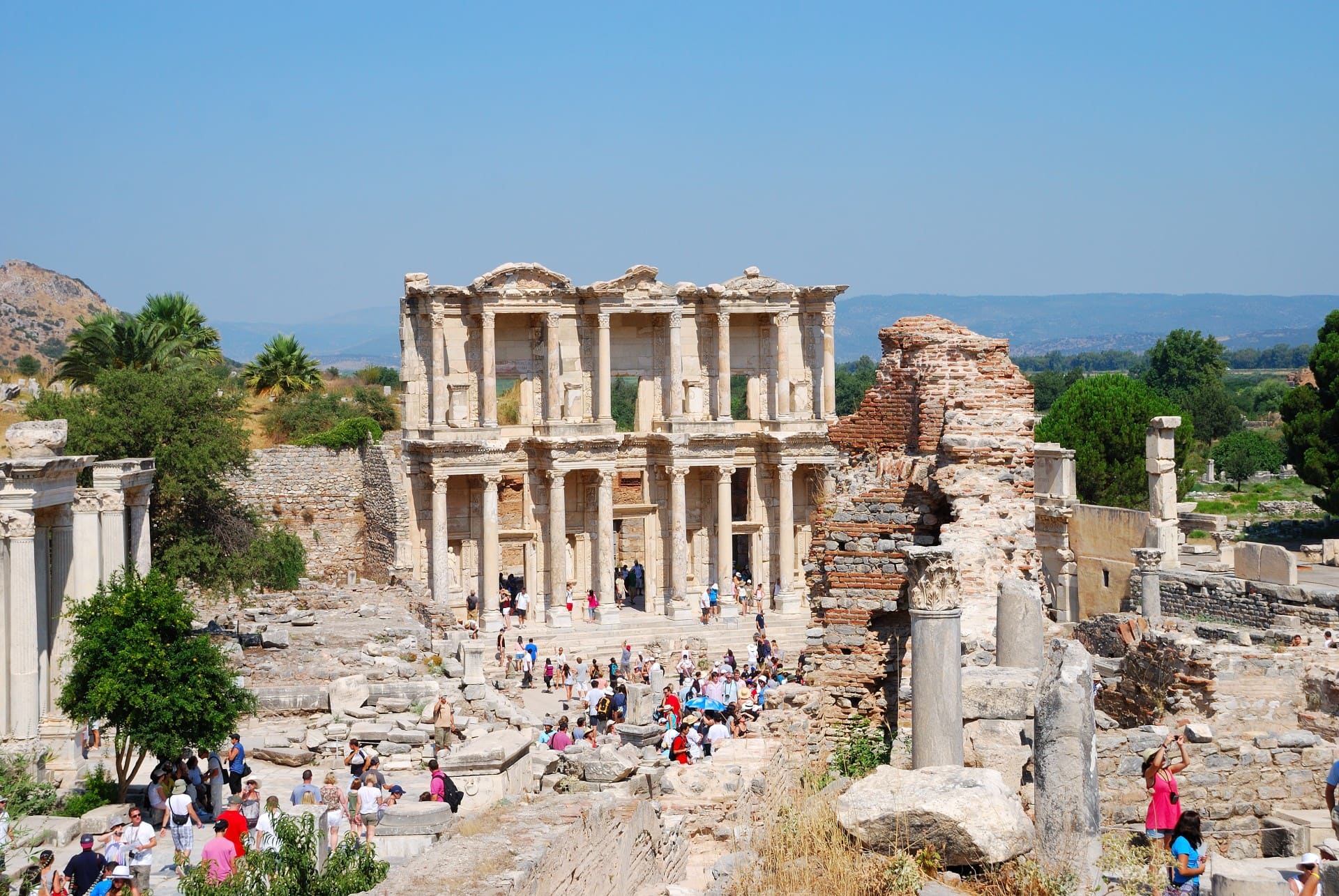 The Library of Celsus at Ephesus Ancient City